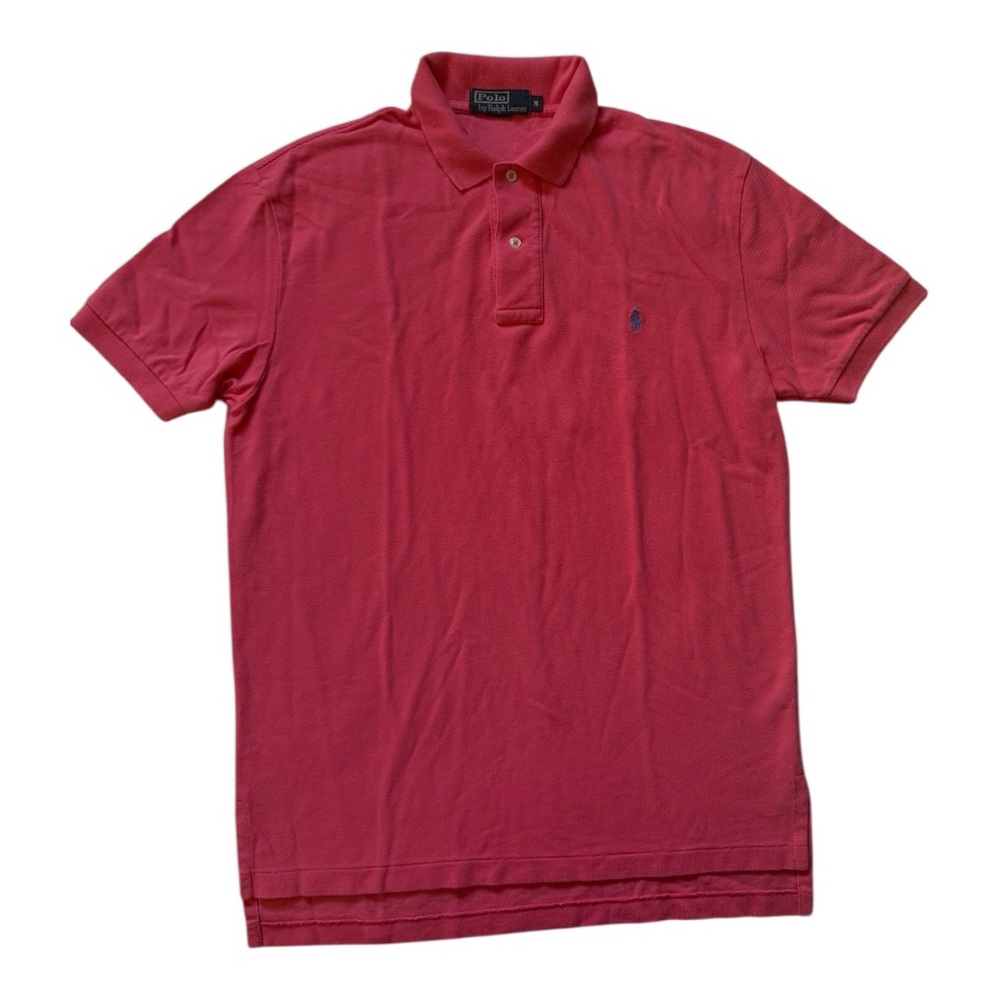 Polo by Ralph Lauren Men's Classic Pink Polo Shirt 100% Cotton Size M